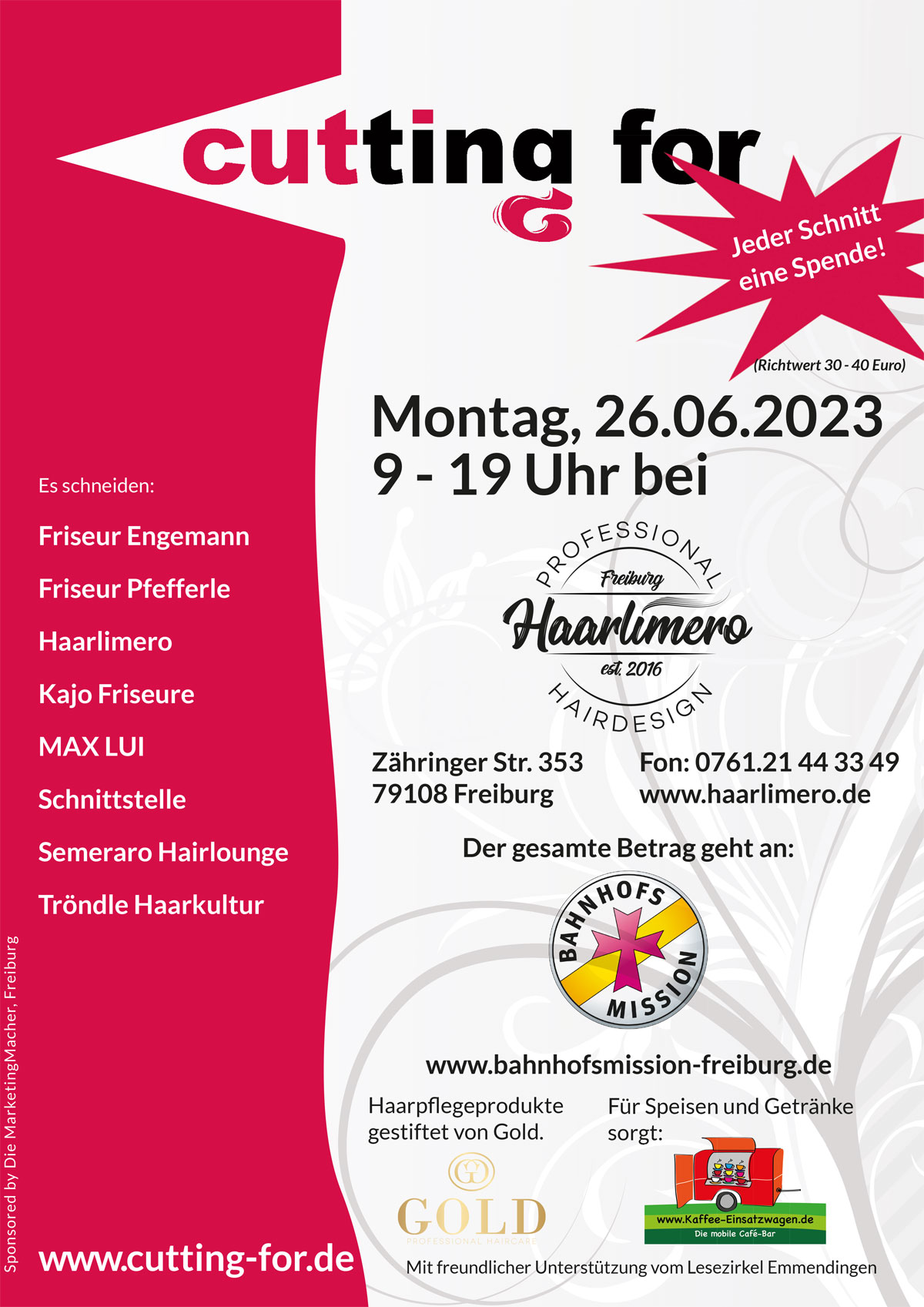 Cutting for Aktion - Haareschneiden für einen guten Zweck - Südwind Freiburg